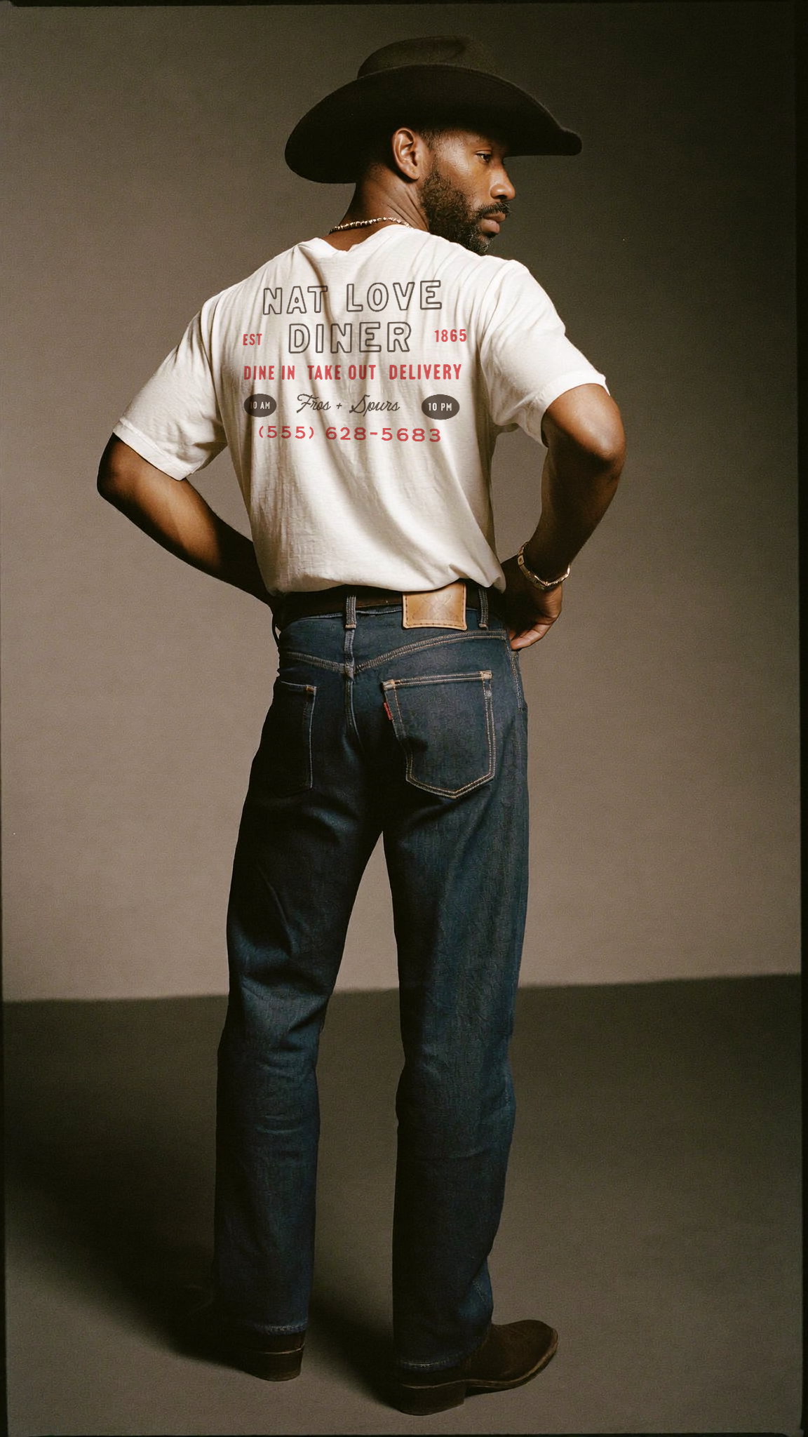 Nat Love Diner Tee