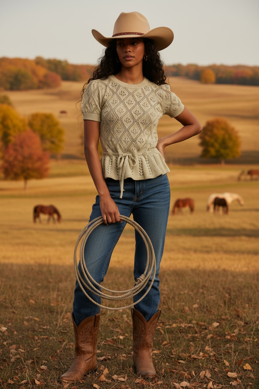 Country Knit Blouse