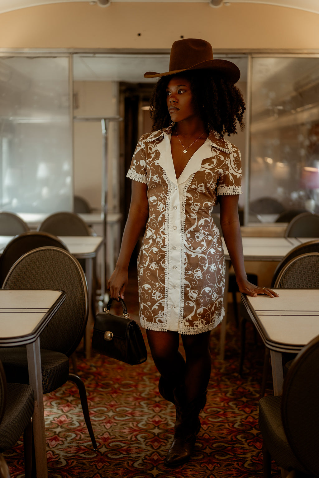 Antoine Flowers Dress - Heritage Collection