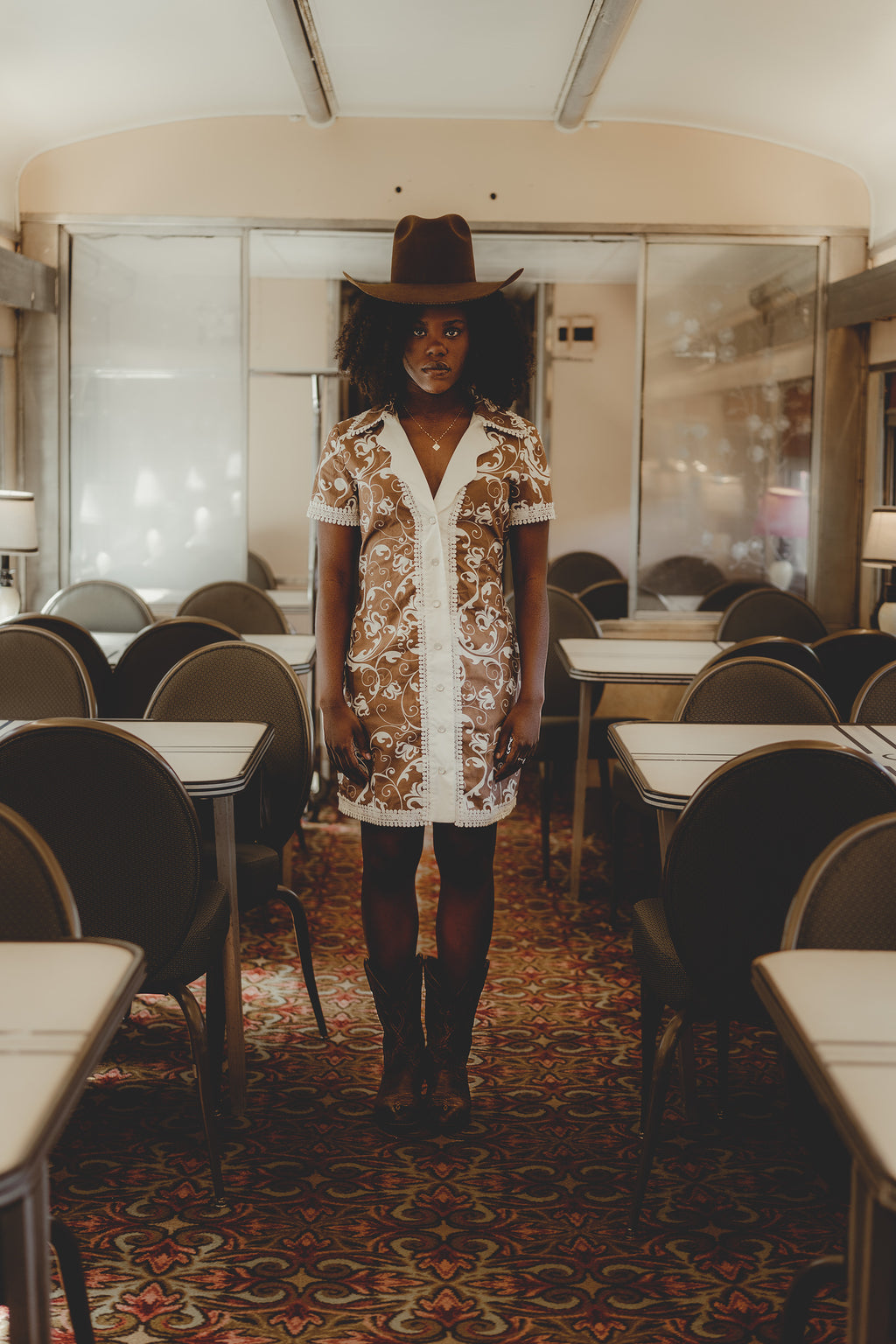 Antoine Flowers Dress - Heritage Collection